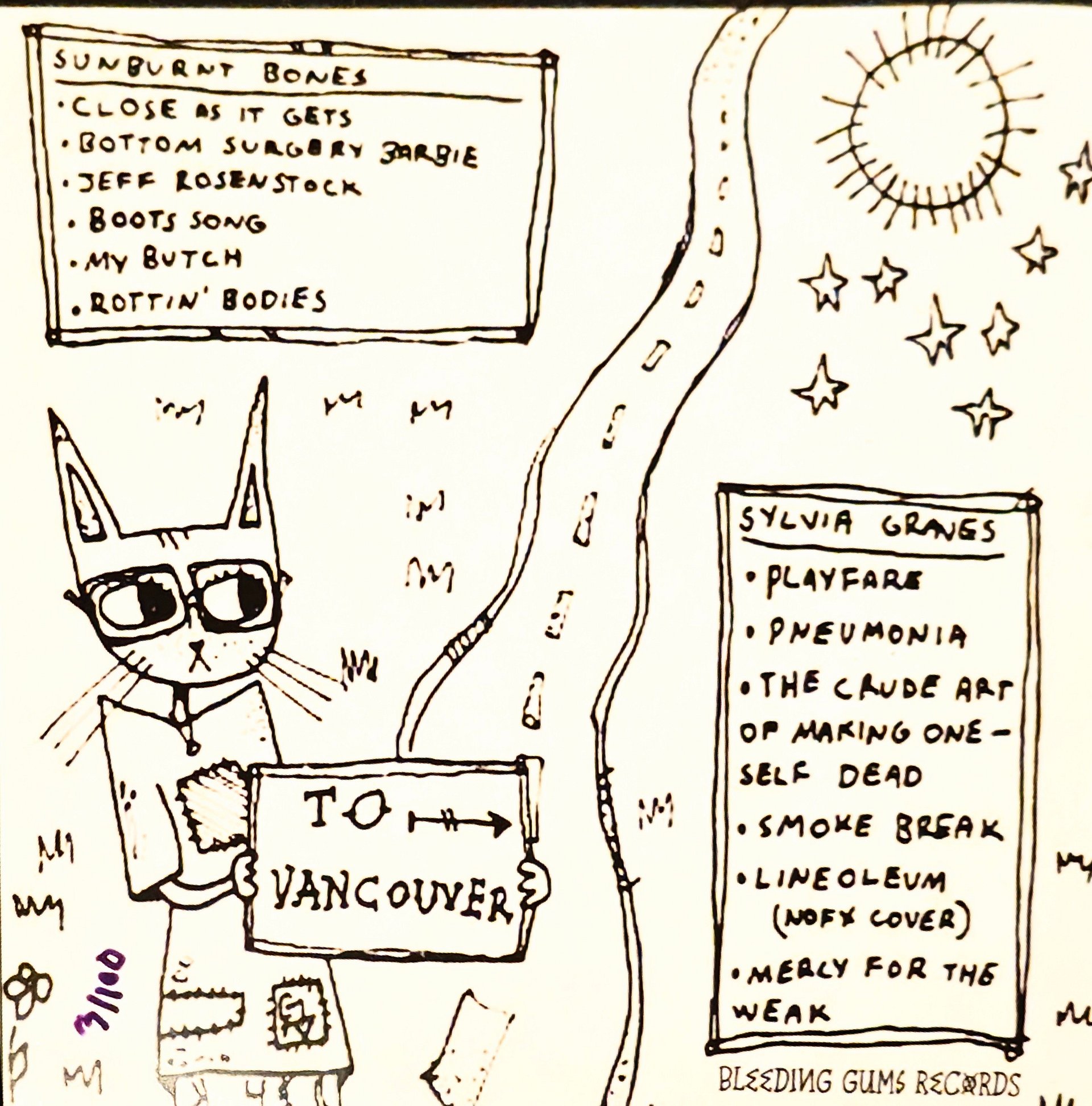 Sunburnt Bones / Sylvia Graves - 11 Hours to Vancouver [CD] product image (2)