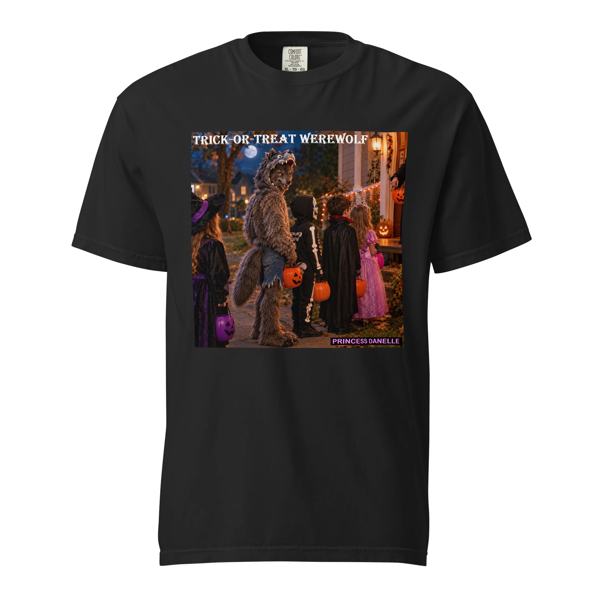 Trick-or-Treat Werewolf Halloween Tee product image (1)