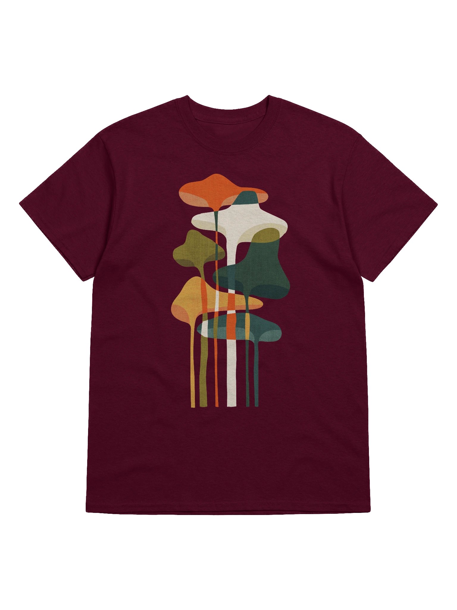 Wild mushrooms graphic t-shirt product image (17)