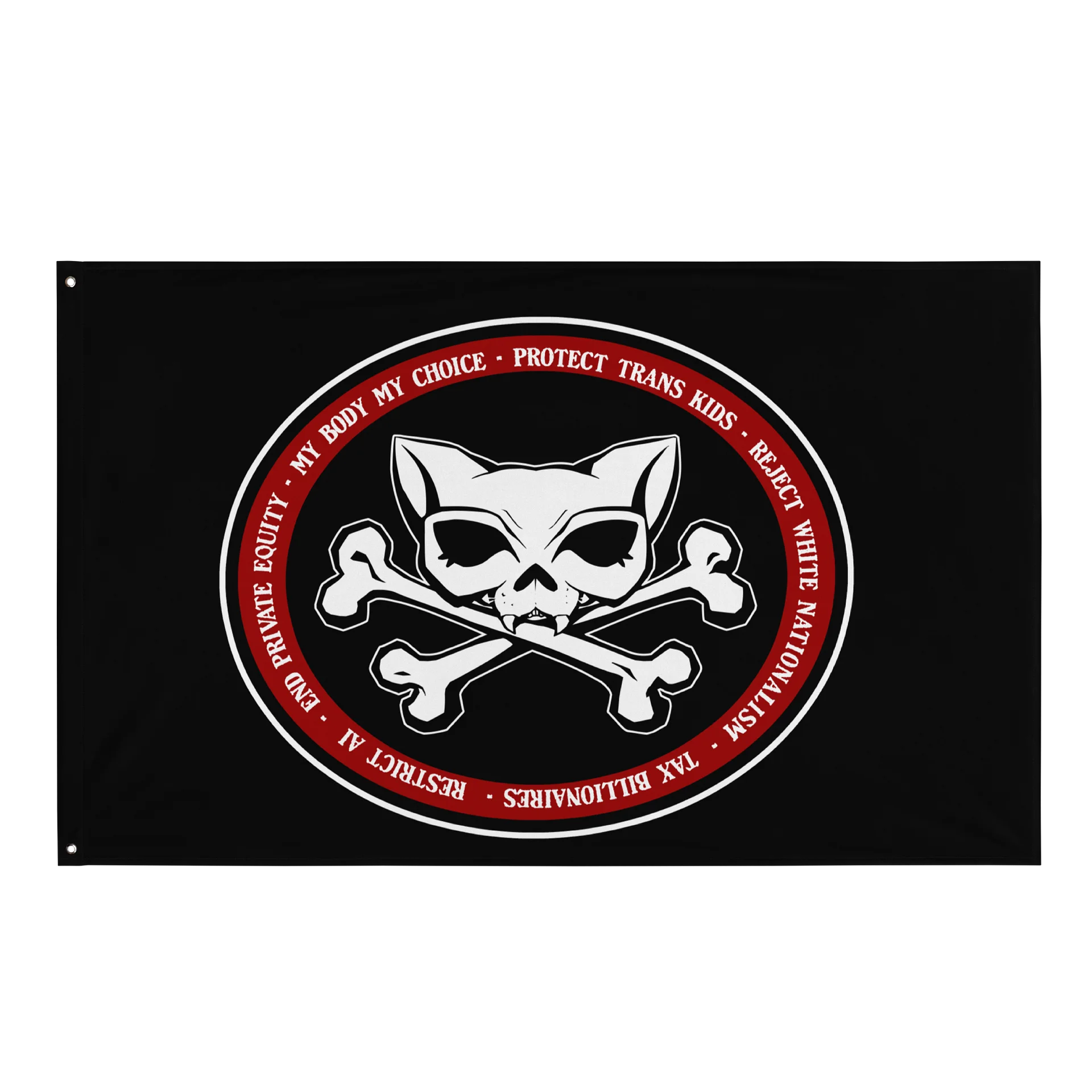 Redline My Politics v1 Flag product image (1)
