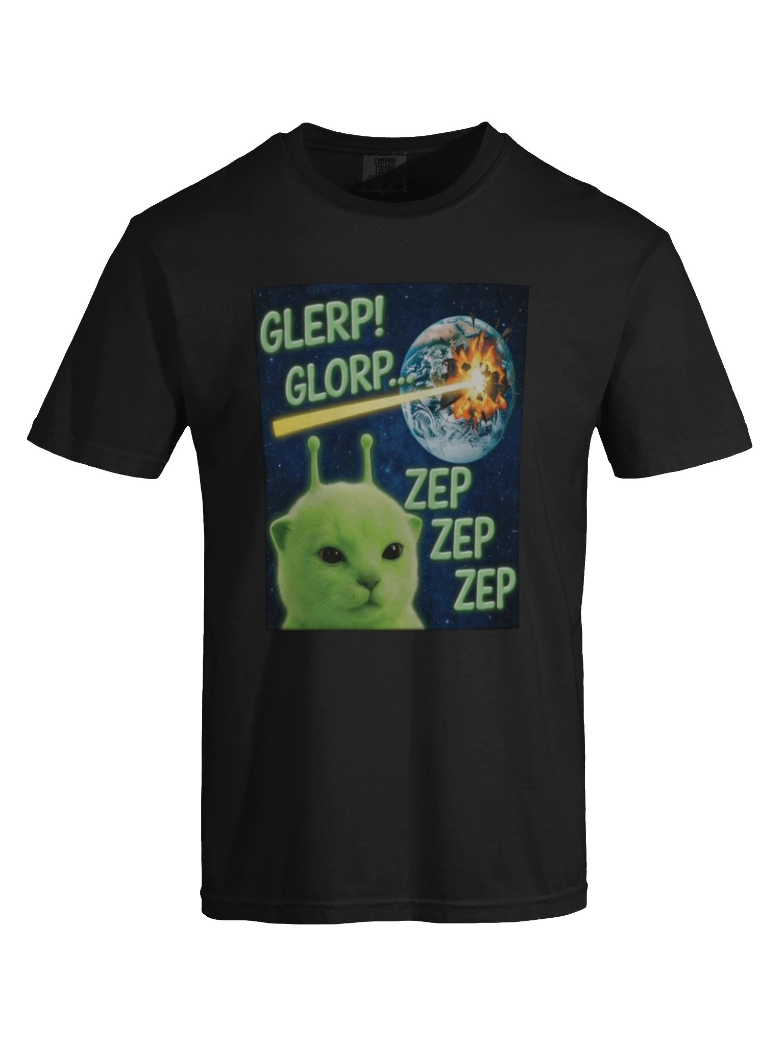 Glorp Funny Alien Cat Brainrot Meme Tee product image (53)