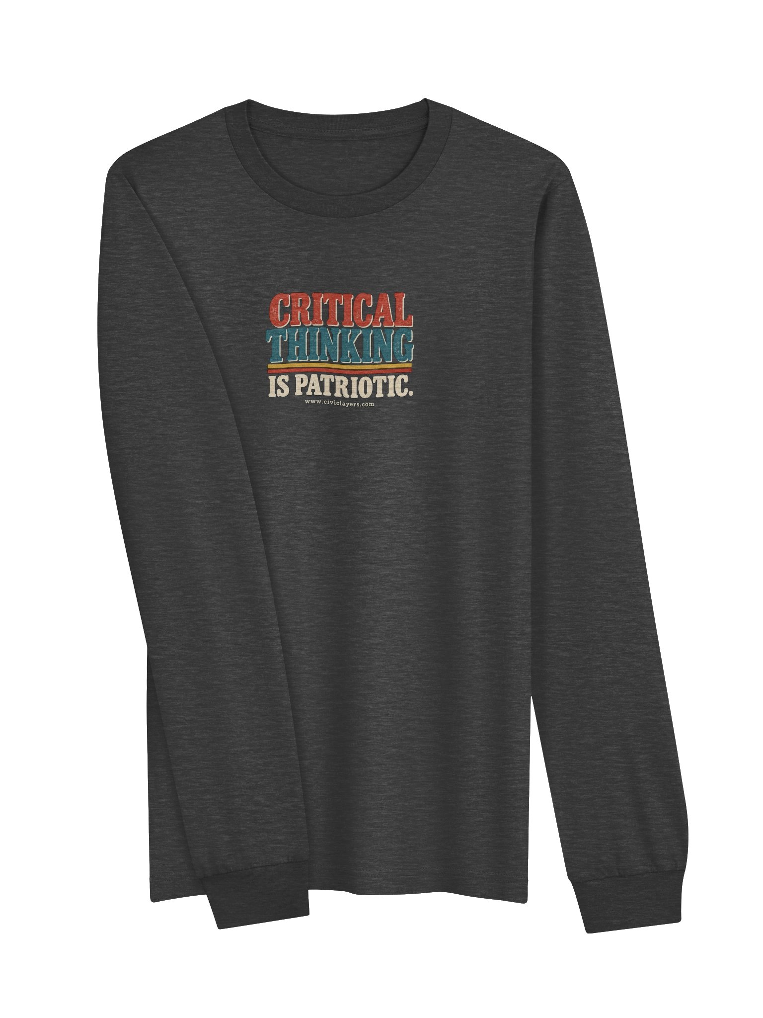 Critical Thinking Is Patriotic Supersoft Long Sleeve T-Shirt product image (3)