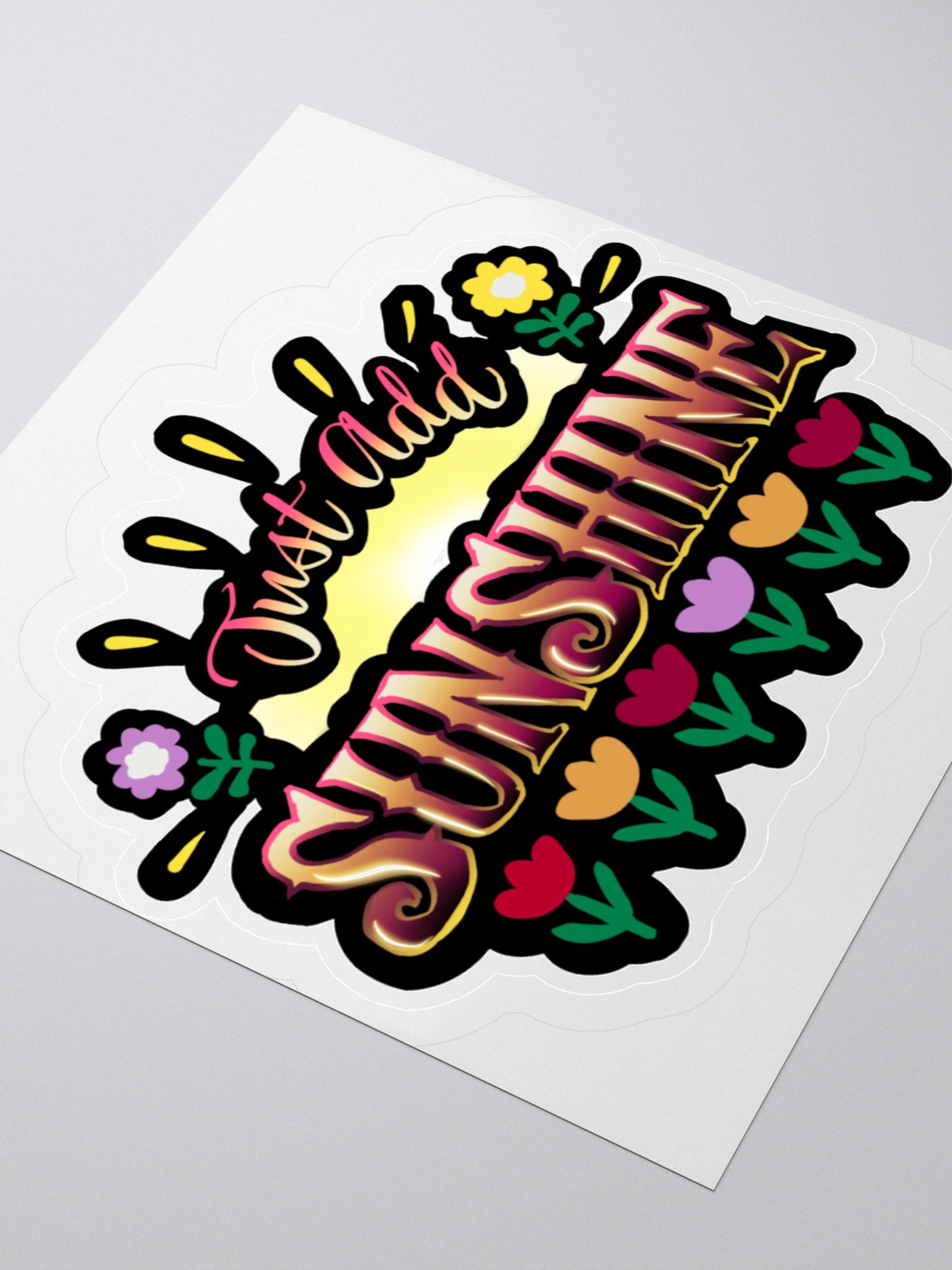 Just Add Sunshine Sticker product image (3)