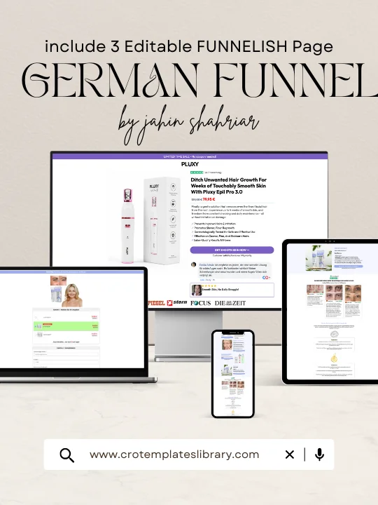 German Language Funnelish Templates product image (1)