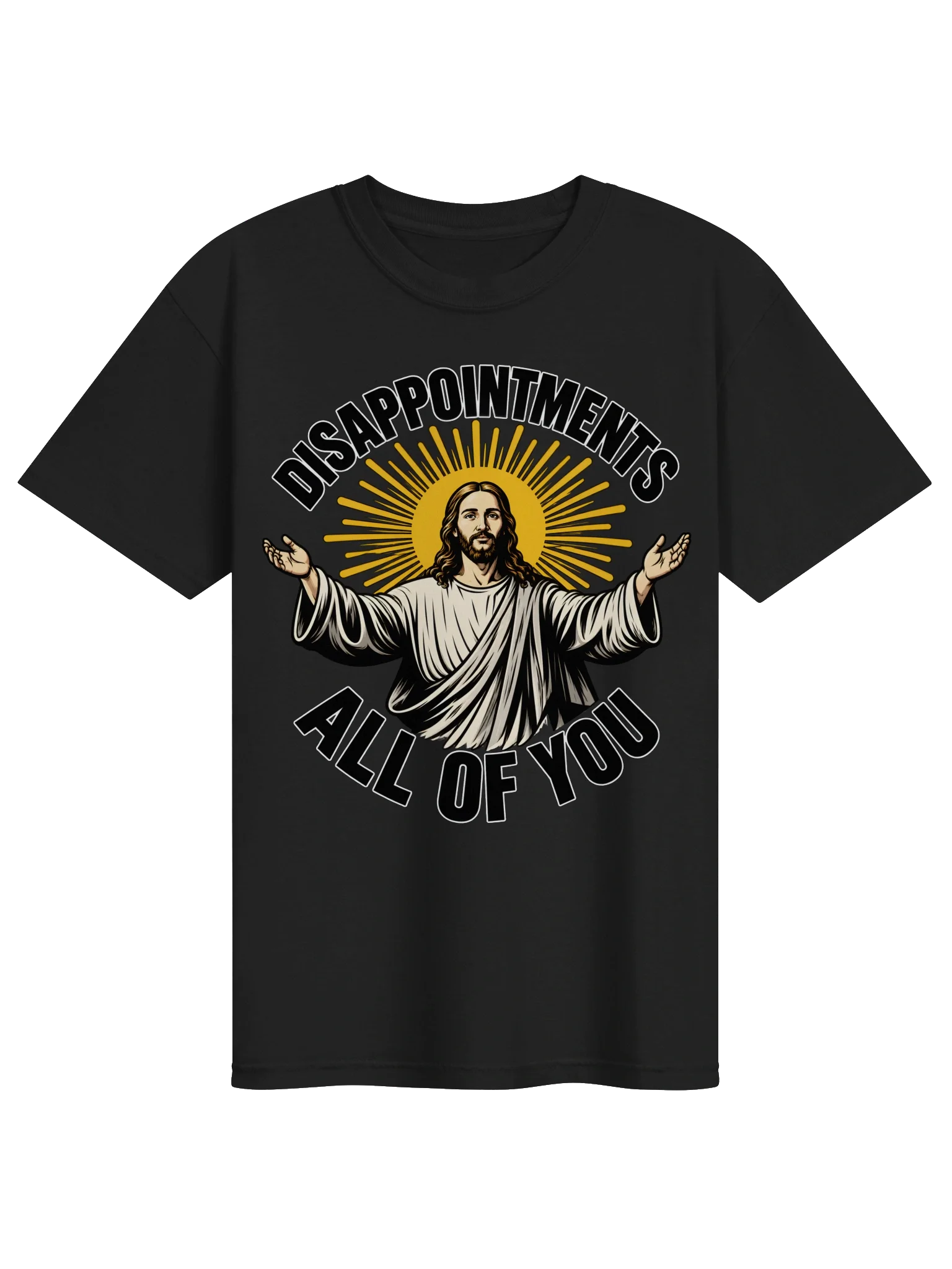 Disappointments All of You Jesus Tee tee in black
