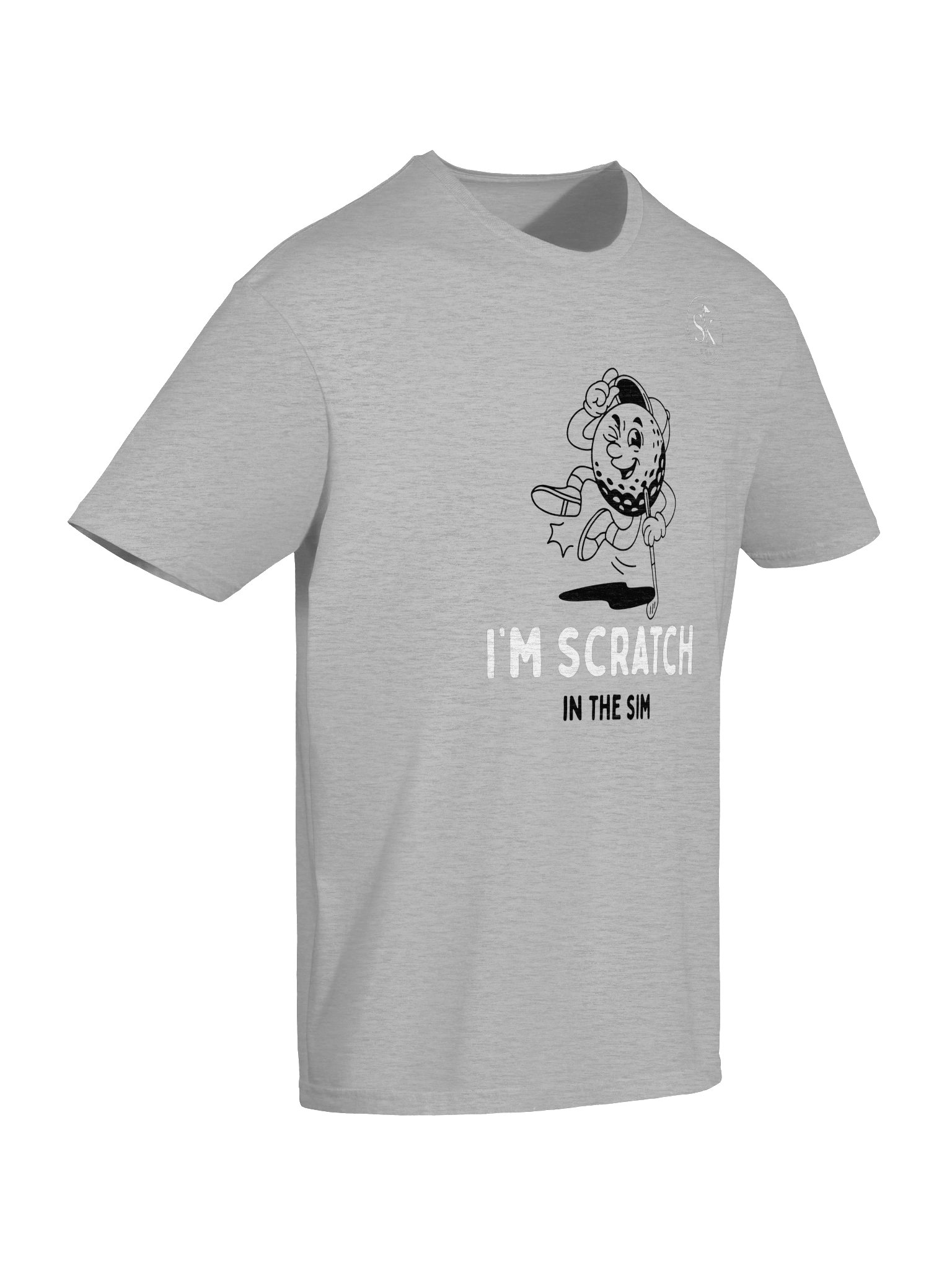 Simulator Scratch Golfer — Golf Simulator T-Shirt product image (6)