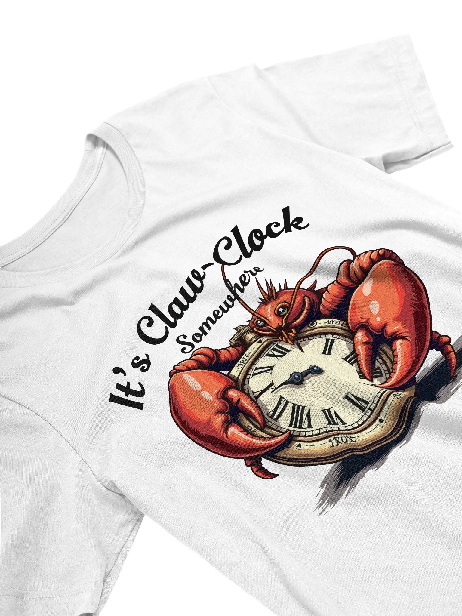It’s Claw-clock Somewhere | Lobster Time Unisex T-Shirt product image (4)