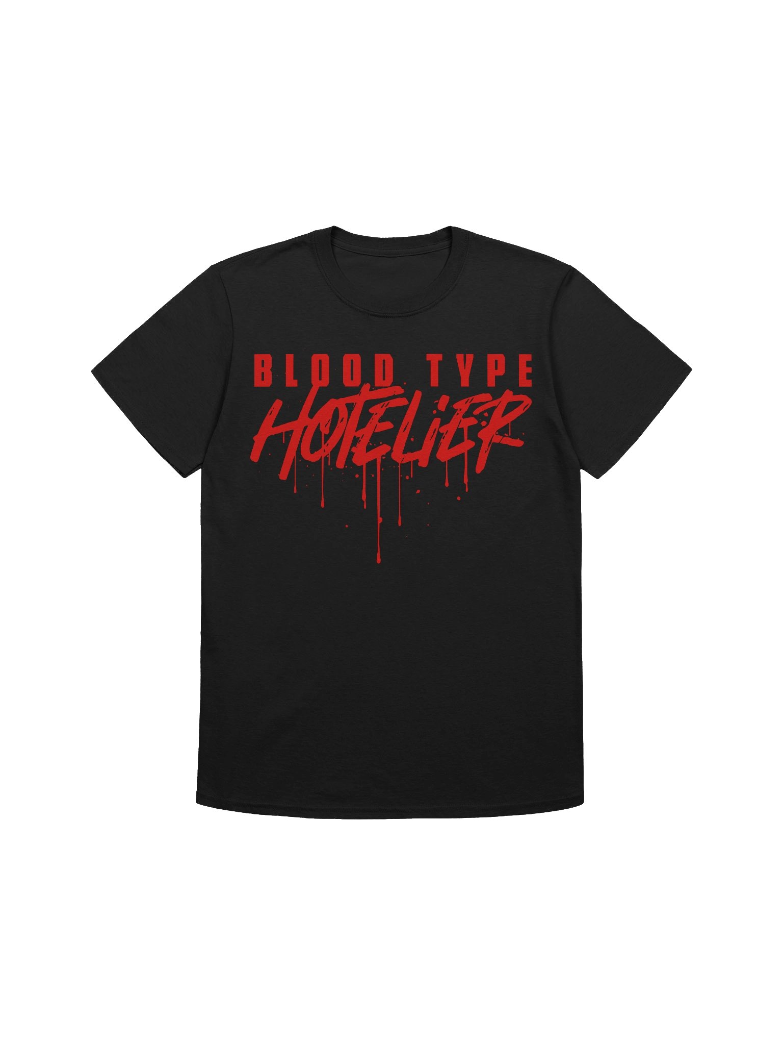 Hotel T- Shirt – Blood Type: Hotelier (Black) product image (1)