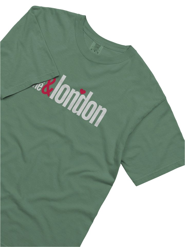 Vintage Garment-Dyed T-Shirt | London Keepsake Couple's Gift | Ethical Apparel product image (2)