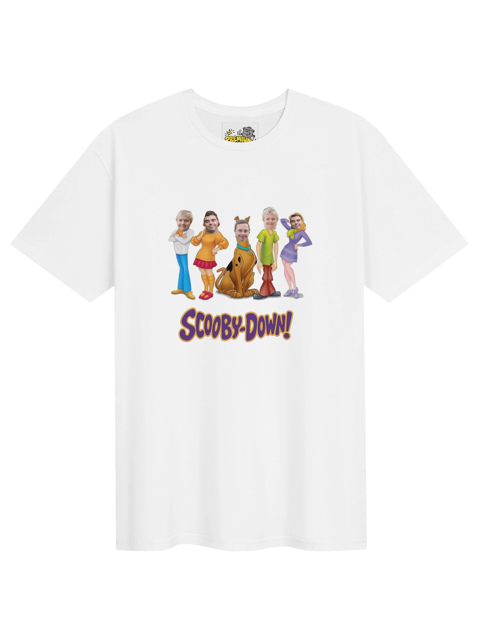 SCOOBY-DOWN PARODY T-SHIRT (WHITE) product image (1)