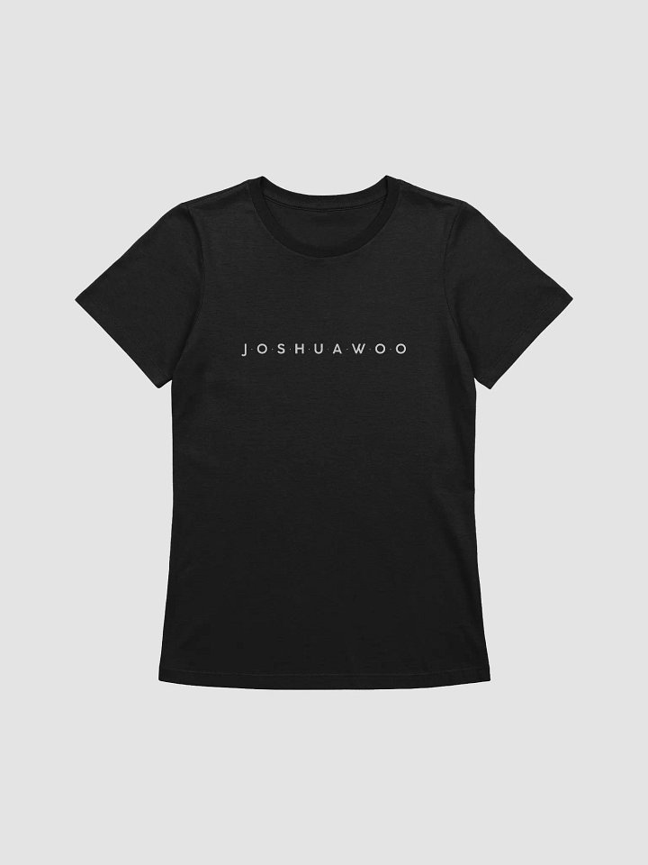 Joshua Woo Women's T-Shirt (White Logo) product image (1)