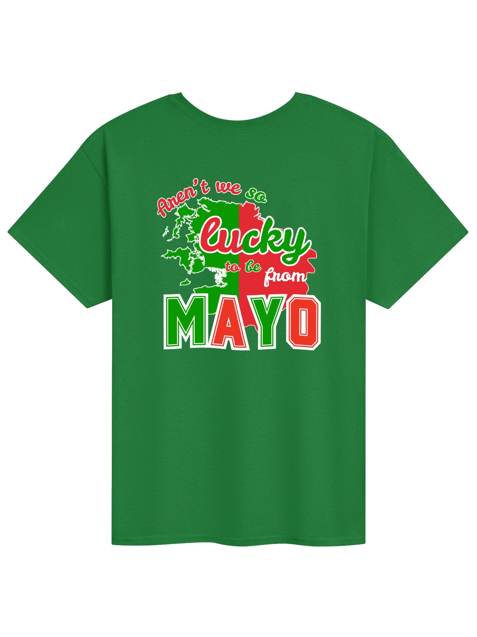 MAYO - Champions 2026 💚❤️ Embroidered T-Shirt with Large Back Print product image (1)