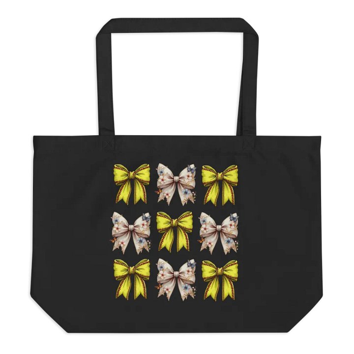 Spring Bows Softball Floral Fantasy Eco Tote product image (1)
