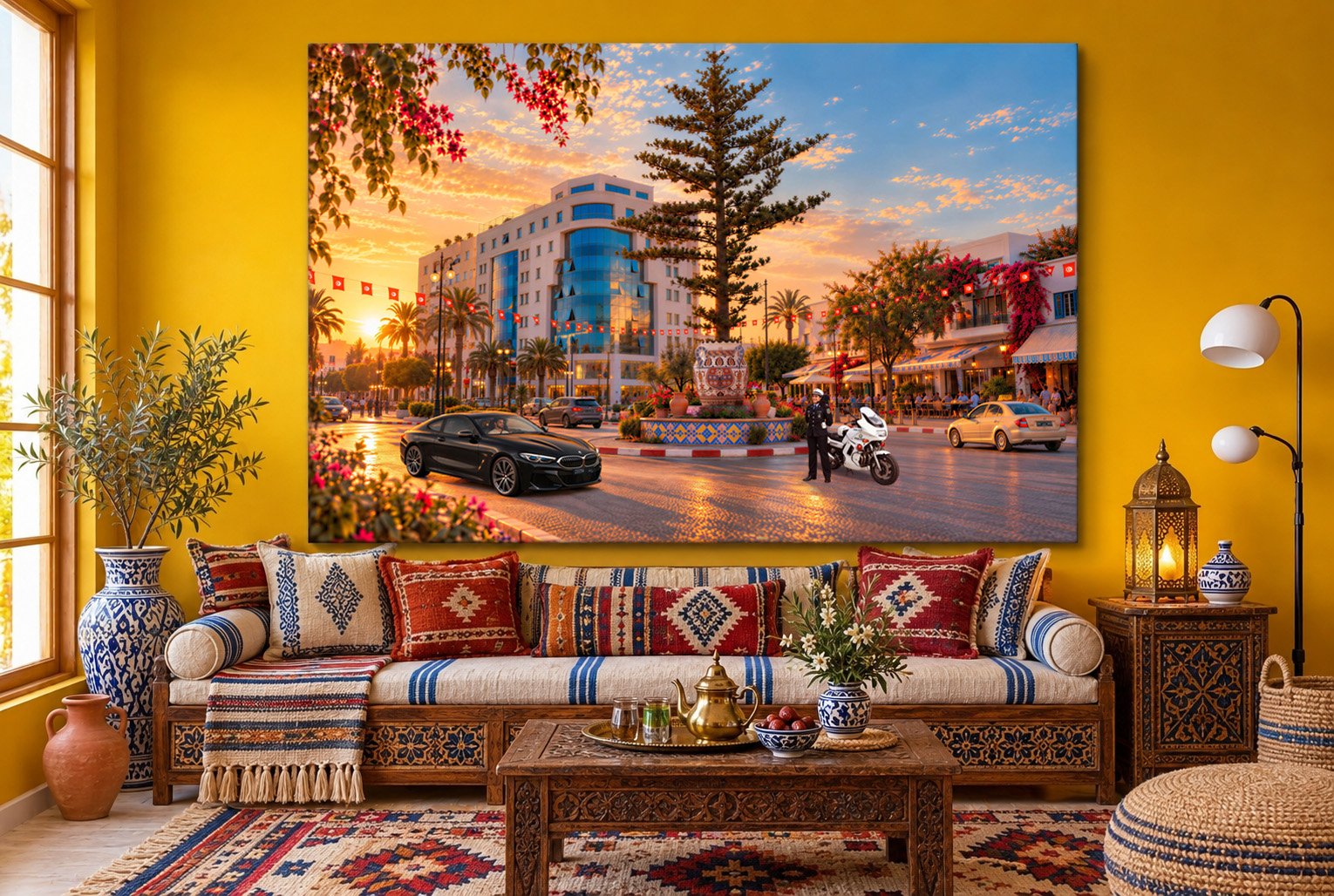 Nabeul Tunisian Golden Hour Canvas Print product image (6)