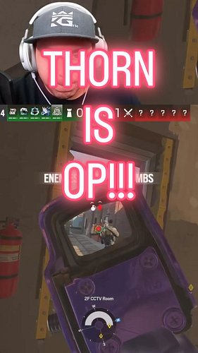 THORN IS OP!!! #rainbowsixsiege #rainbowsix #r6 #r6s #gaming