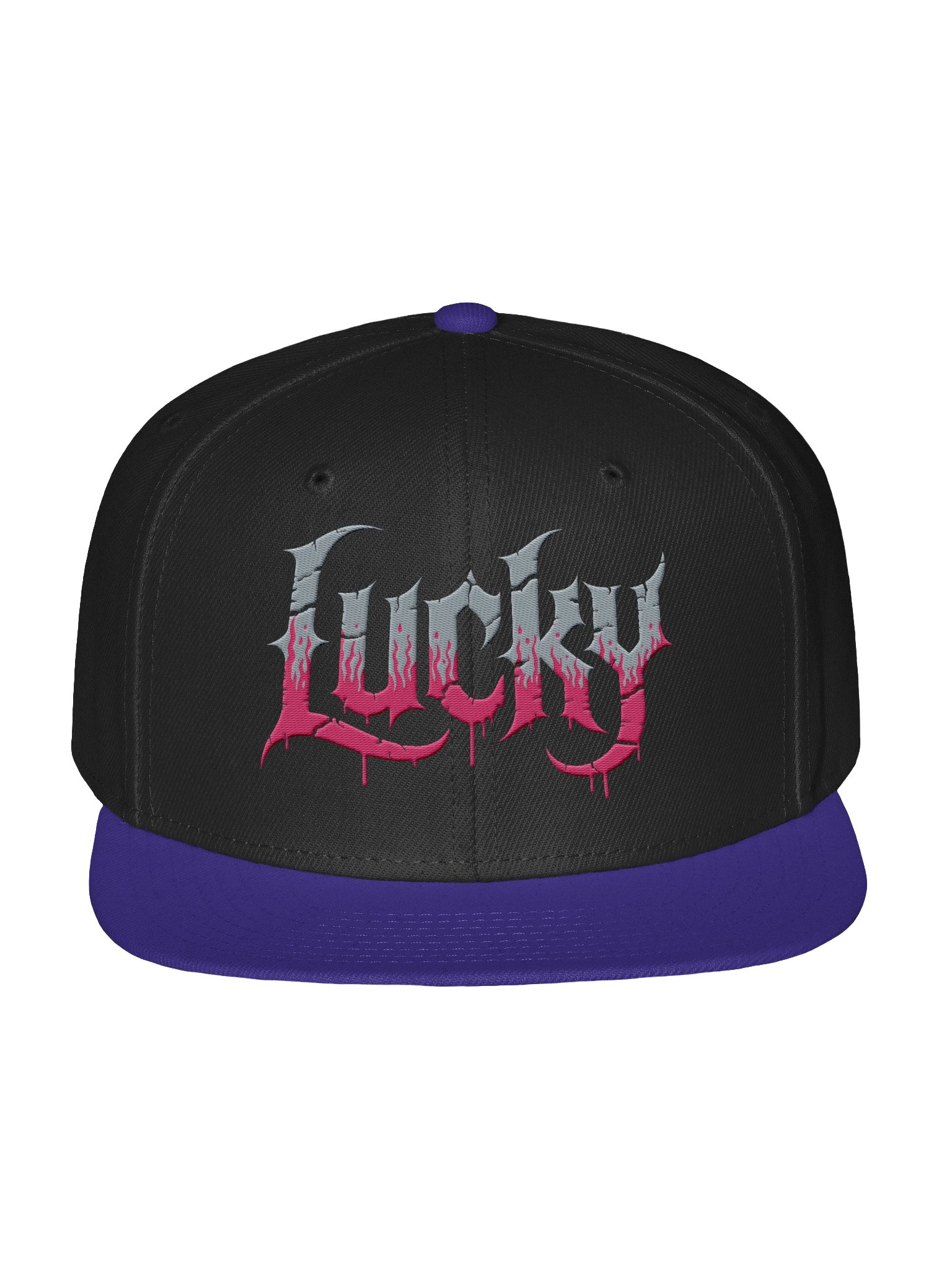 Flaming Luck Wool Snapback Cap product image (1)