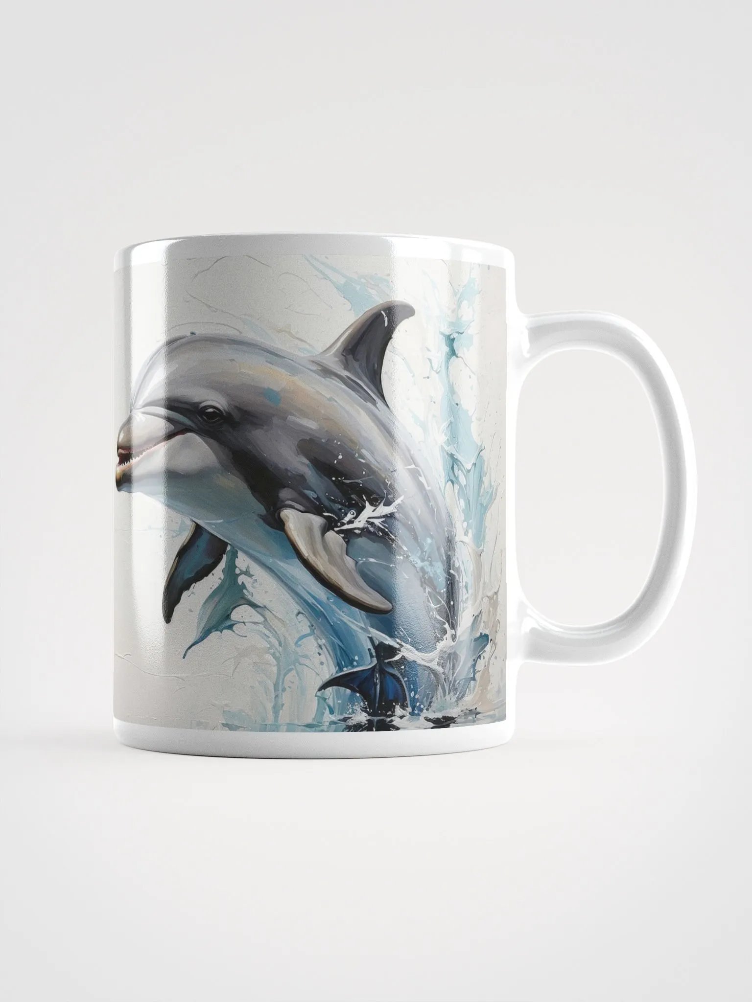 Deep Blue Dream Dolphin Mug product image (1)