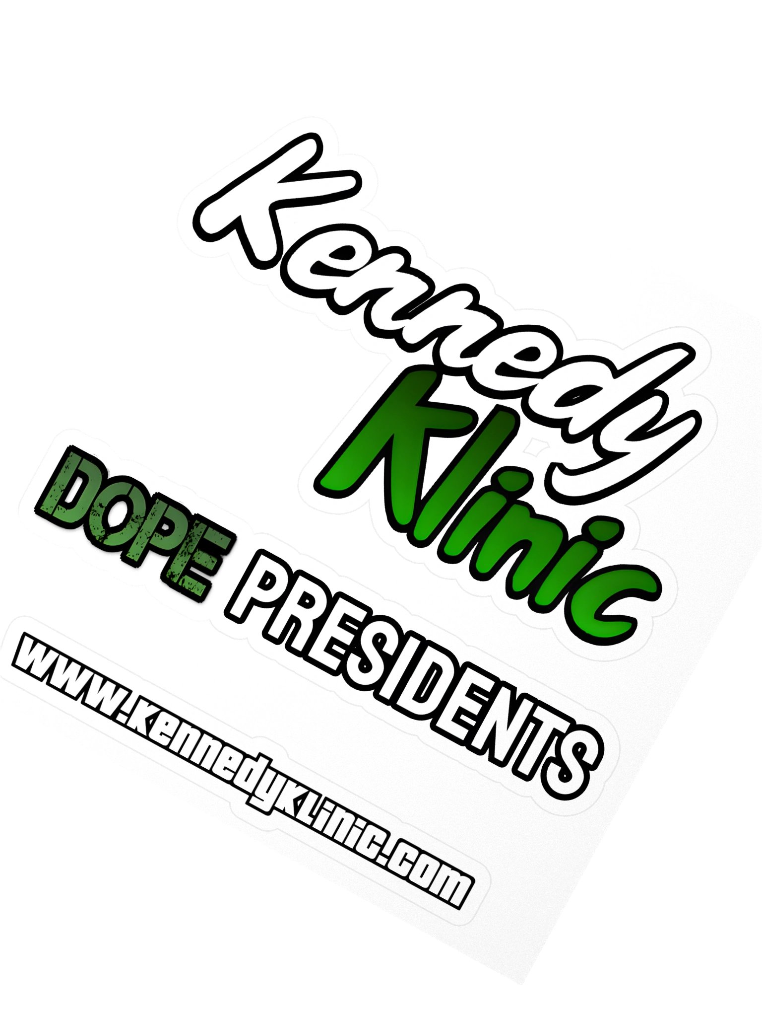 Kennedy Klinic & Dope Presidents Sticker product image (2)