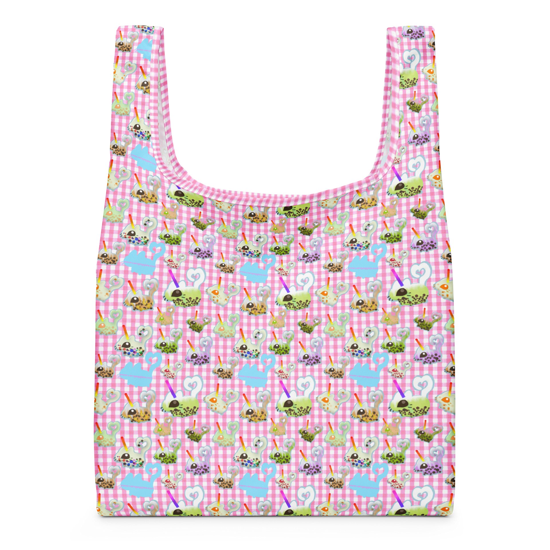 boba vanny pattern reusable shopping bag product image (4)