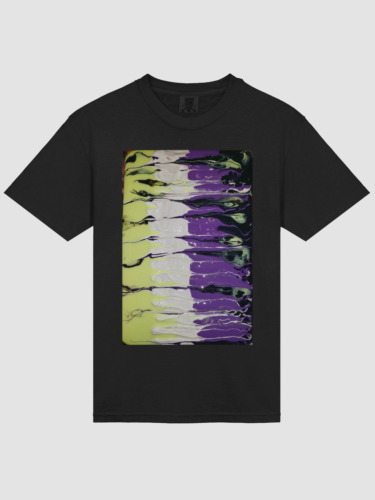 Pride Month Non Binary Flag Pouring art product image (36)