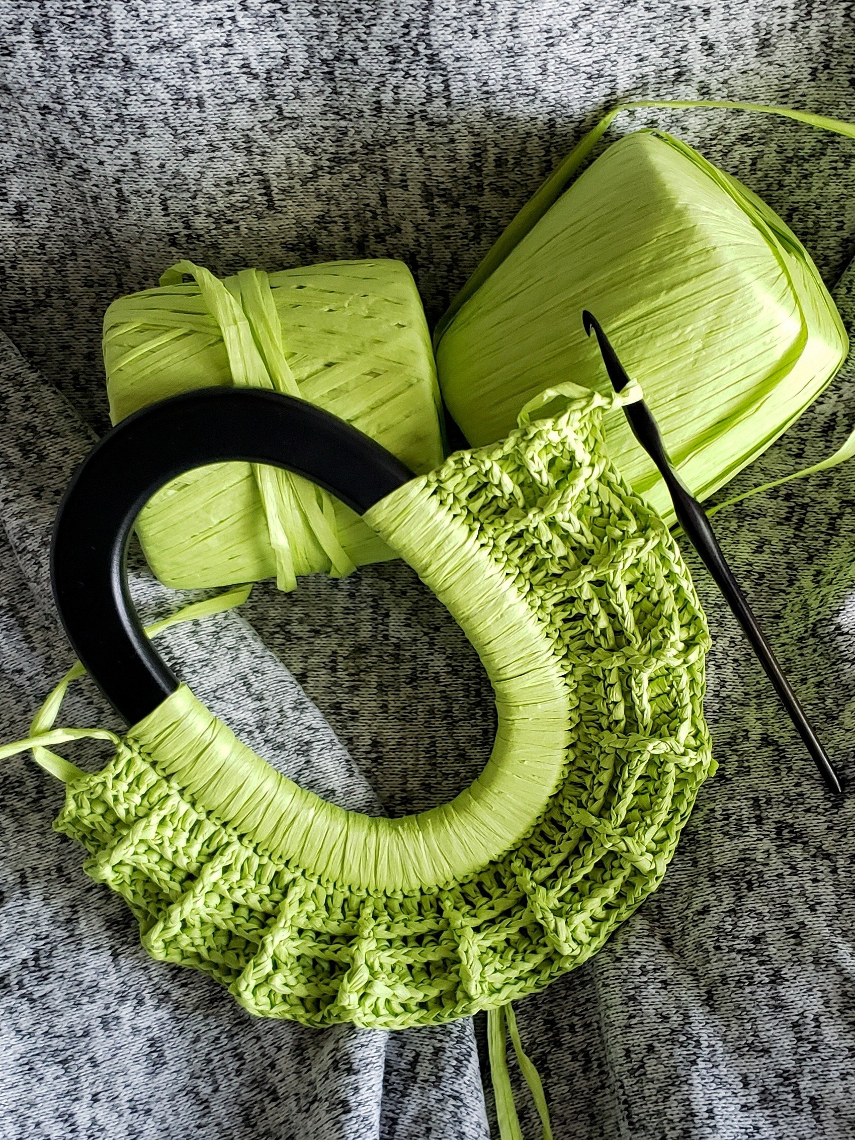Shell Raffia Tote Crochet Pattern product image (9)