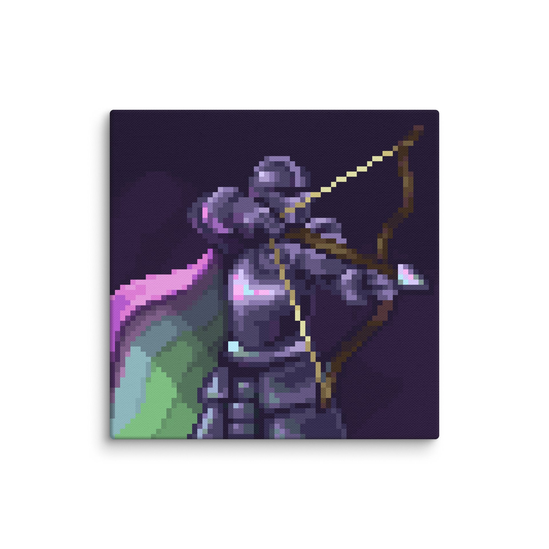 Toric Knight Pixel Art Canvas Print product image (1)