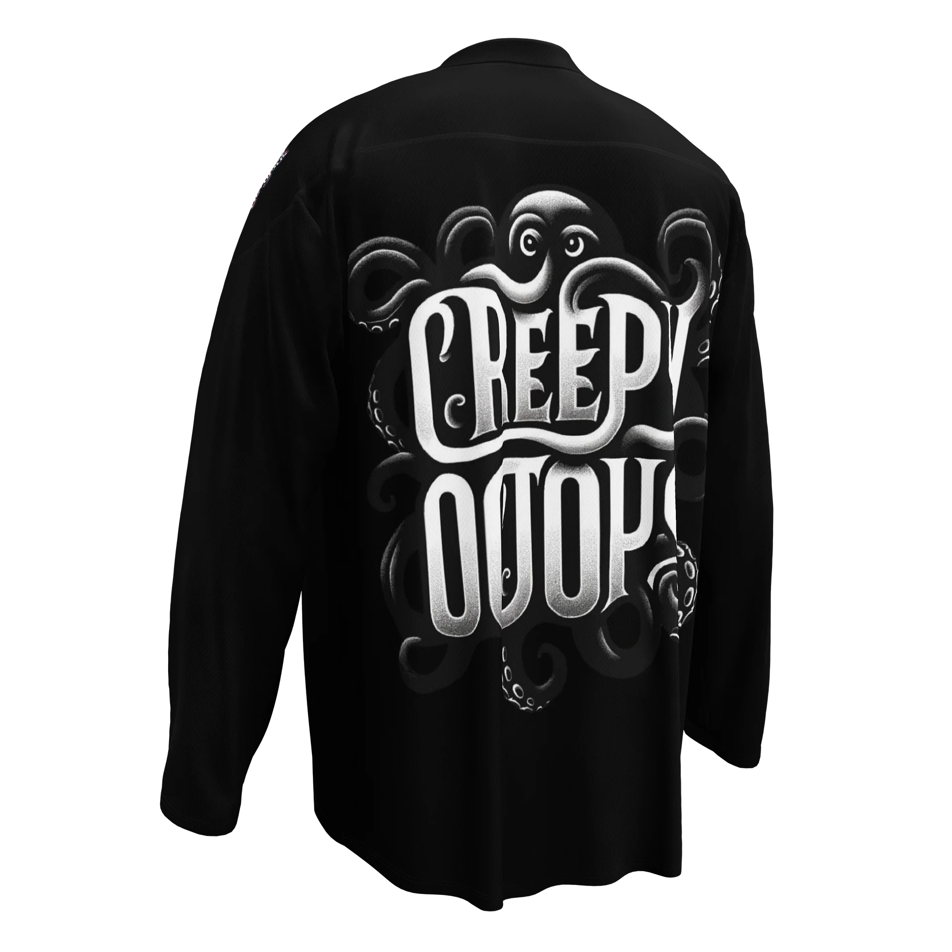 LIMITED EDITION - CNX Core All-over print Unisex Long Sleeve Tee — Creepy Octopus 001 product image (4)