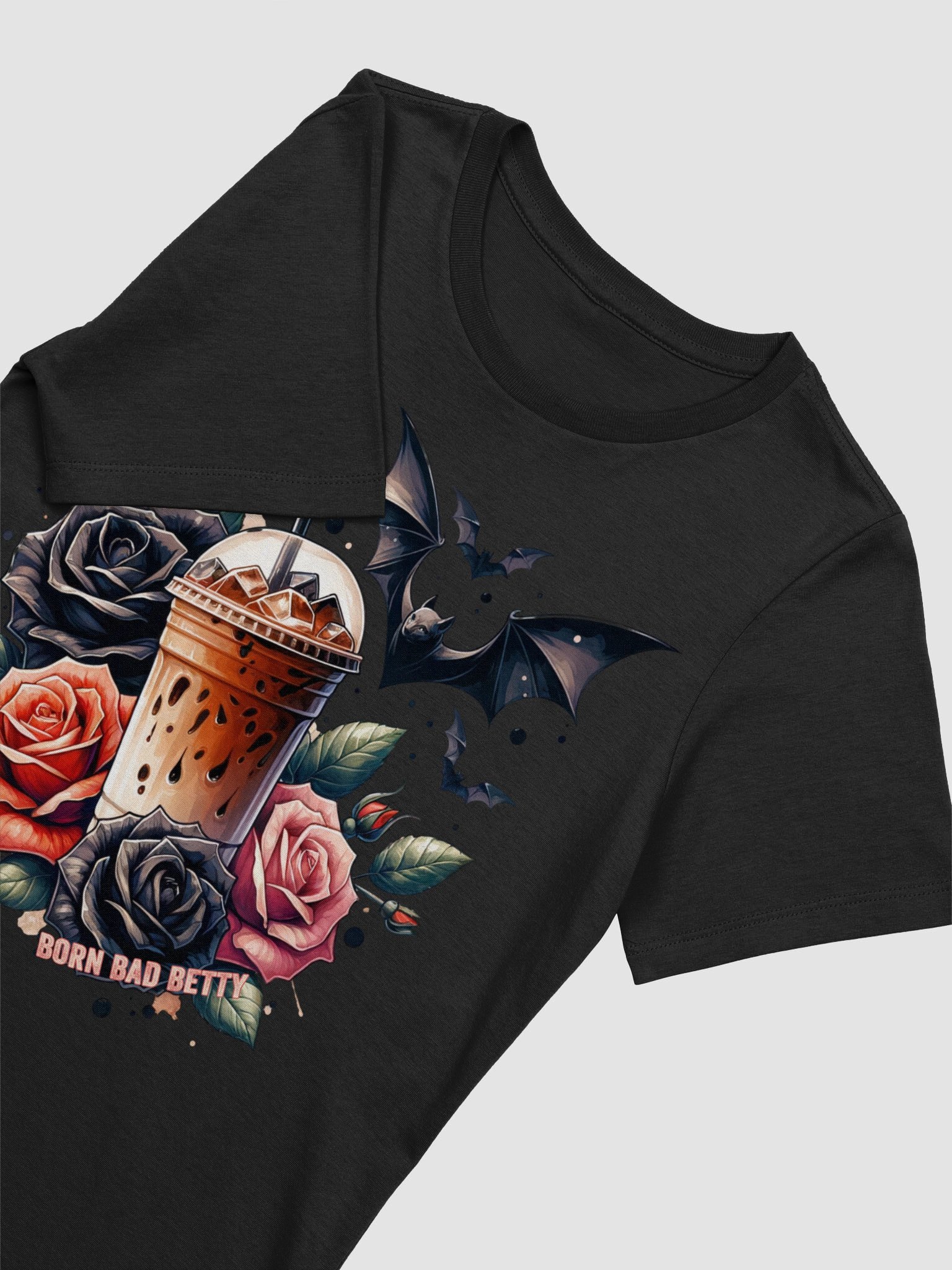 Gothic Rose And Bats Iced Coffee product image (2)