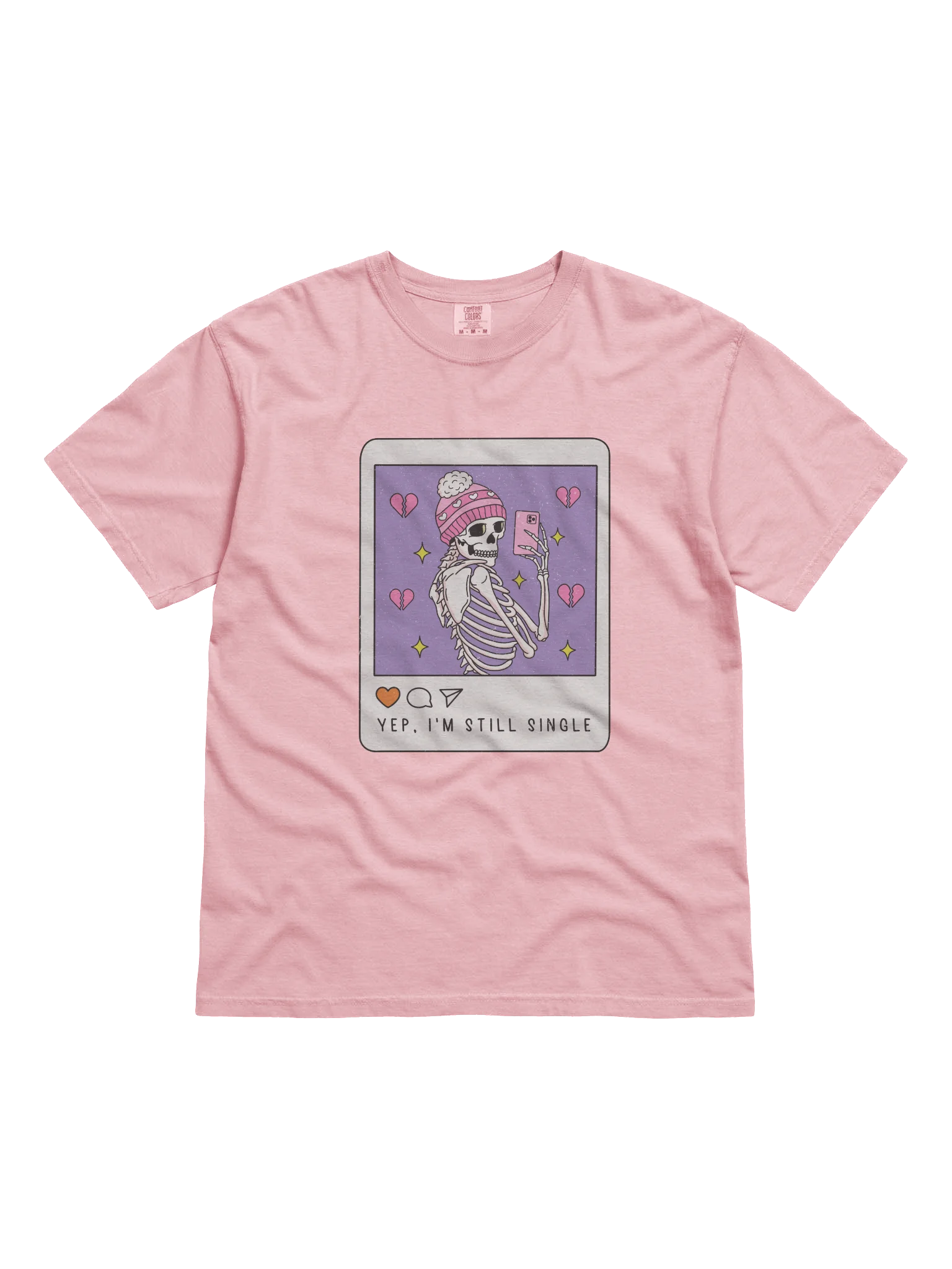 Selfie Skeleton Single Tee product image (1)