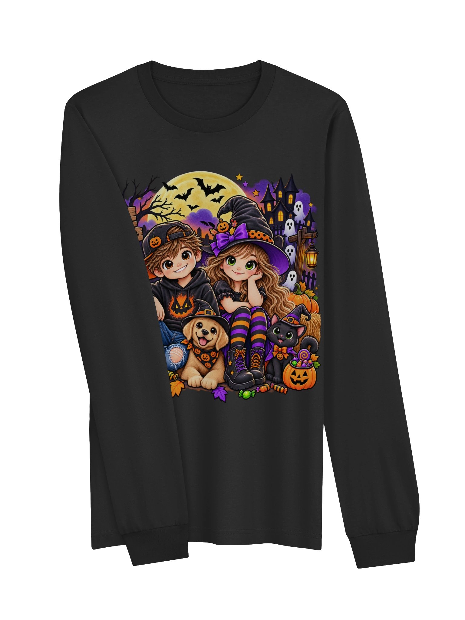 Halloween Friends & Pets Long Sleeve product image (4)