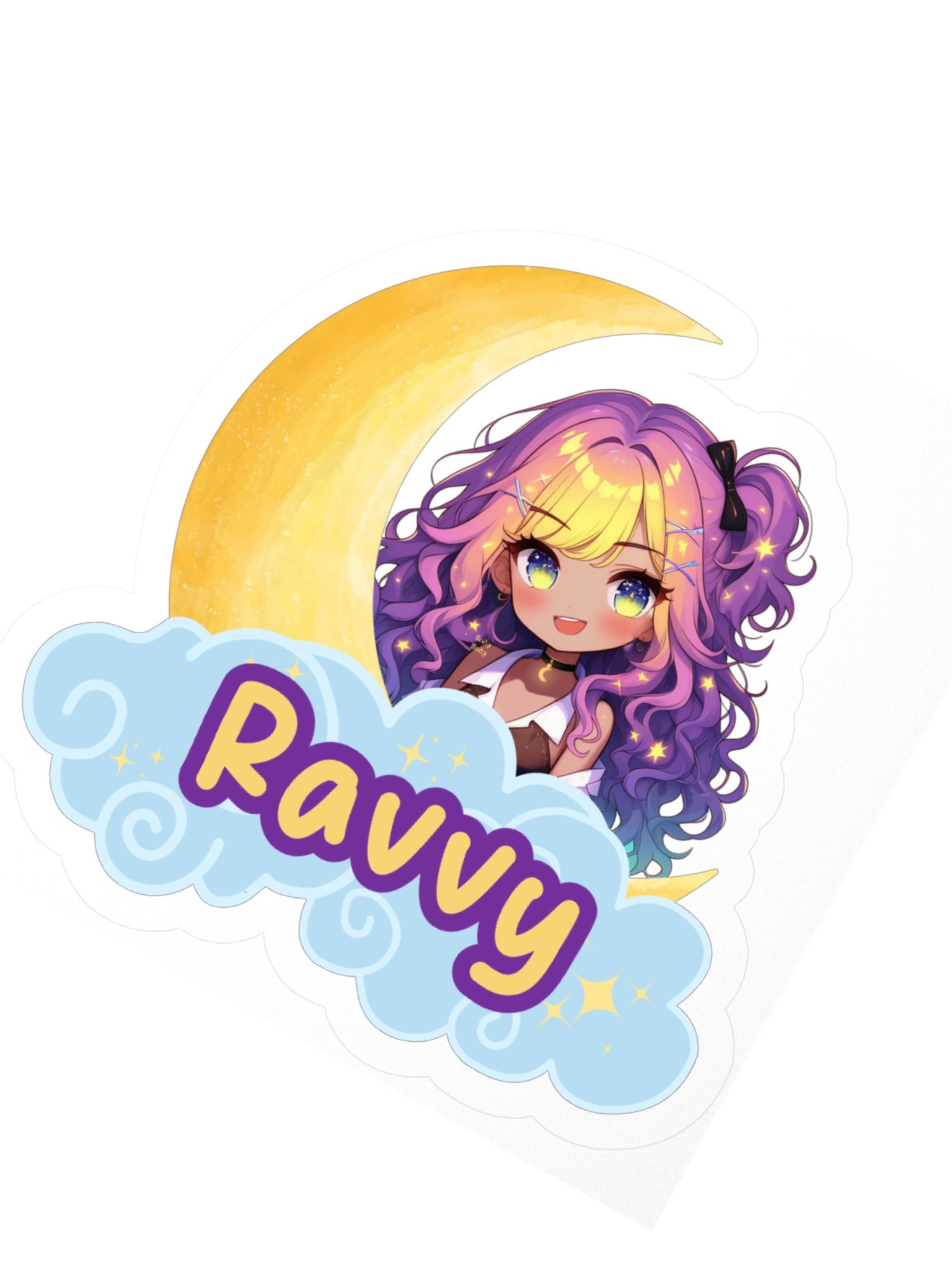 Ravvy Logo Kiss Cut Sticker product image (5)