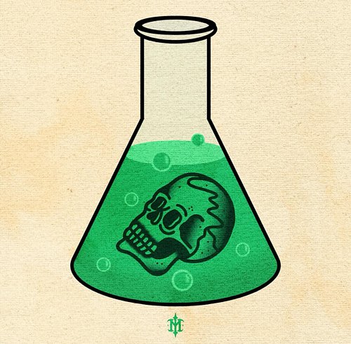 Had an idea and ran with it😂 little chemistry drawing today! 

#madeinthe801 #tattooflash #sketch #drawing #chemistrytattoo