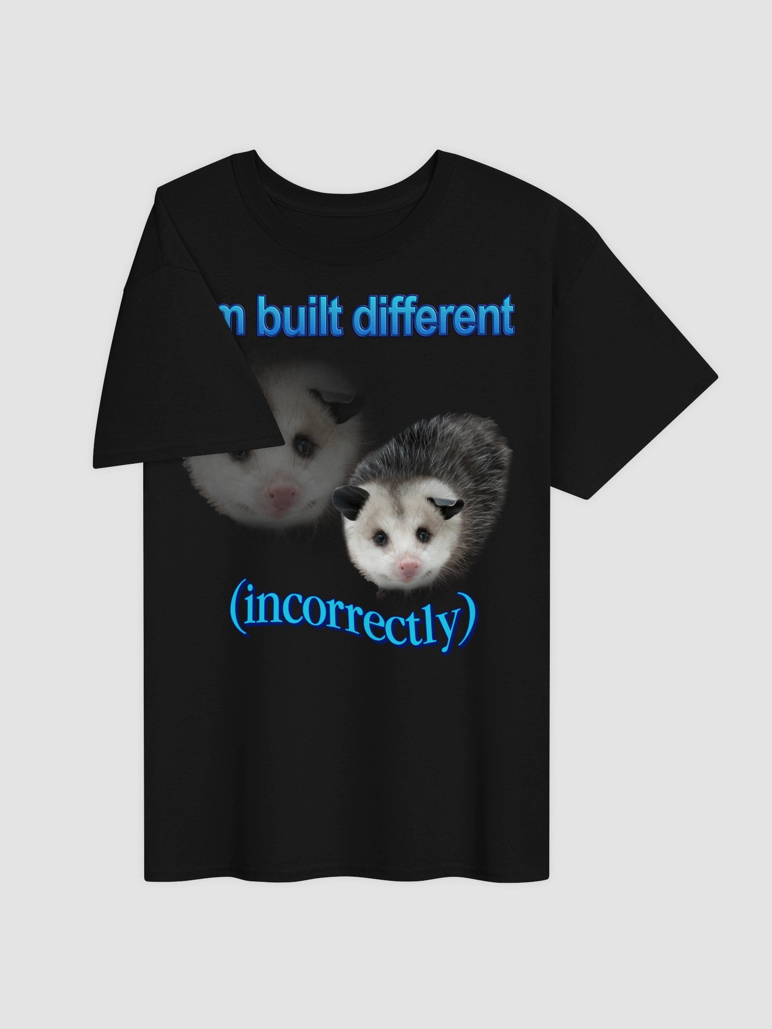 Built Different Possum T-shirt product image (35)