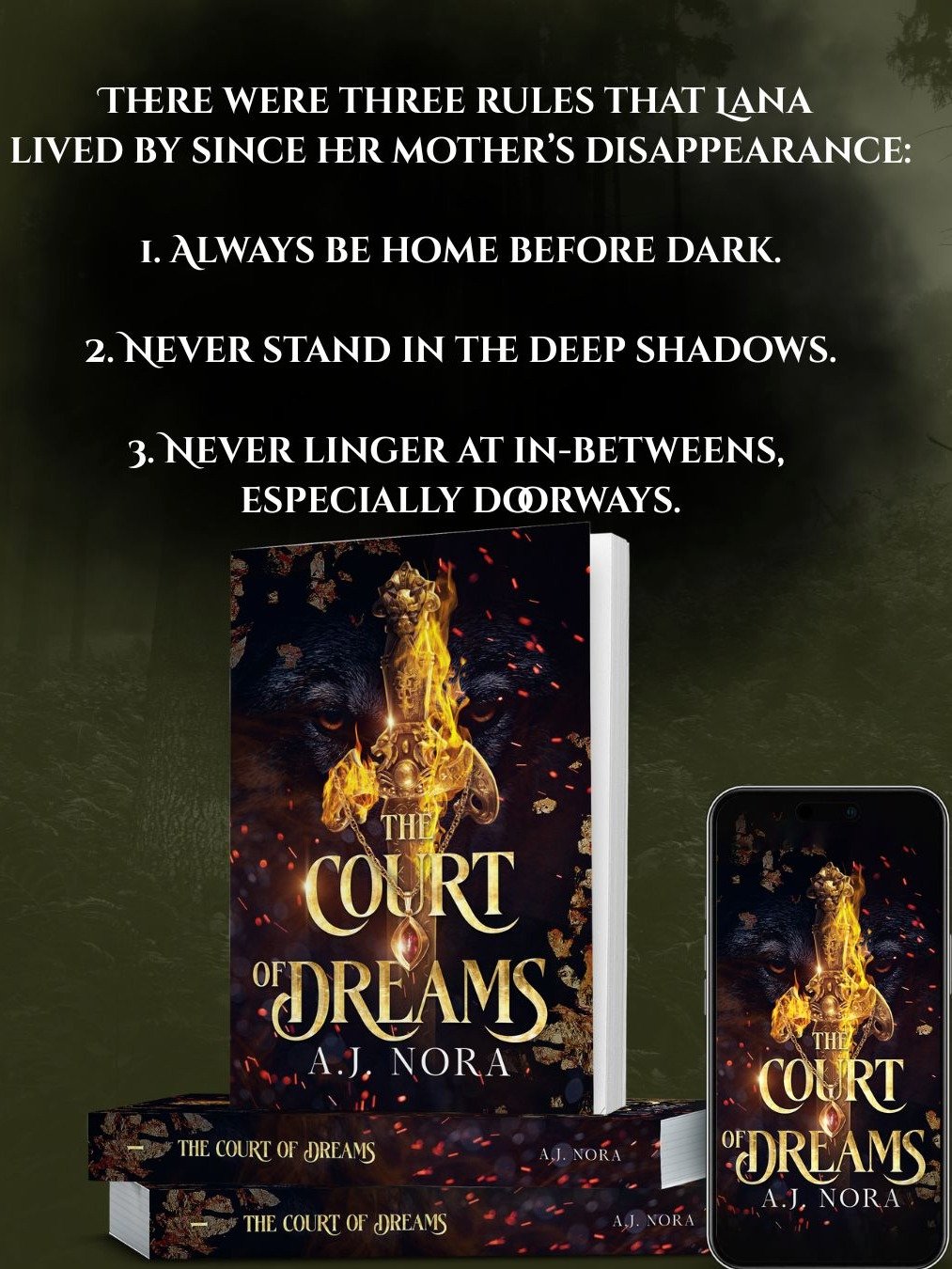 The Court of Dreams - Signed Paperback (Kingdoms of Kaelum #1) product image (3)