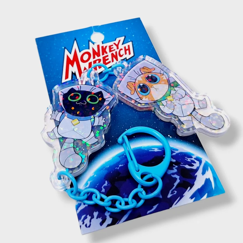 Scritch & Scratch - Duo Acyrlic keychain product image (5)