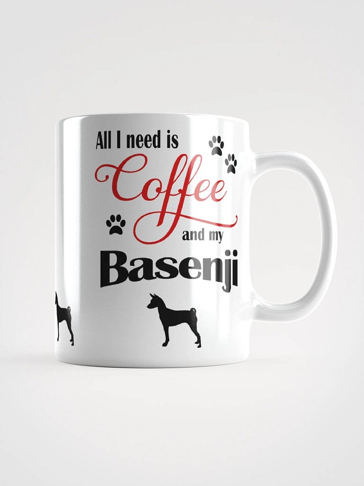 Coffee and my Basenji Mug product image (1)