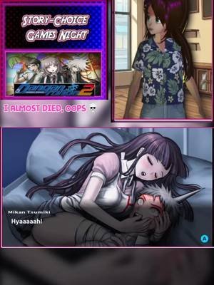 almost died, still had to be funny 💀 #danganronpa2 #Mikan #horrorgaming #funnymoments #vtuber #ClipGPT #streamladder