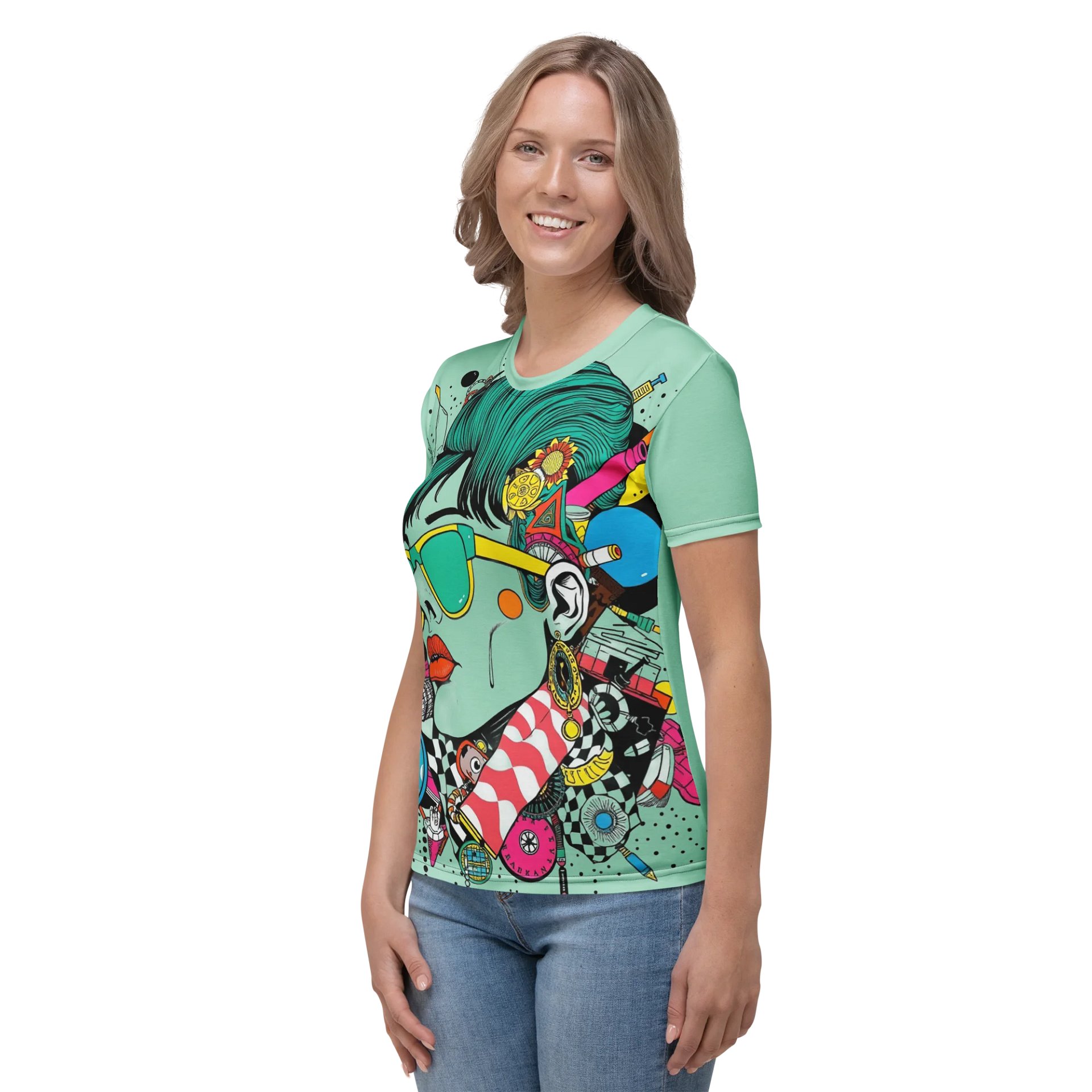 Surreal Chic All-Over Print Tee product image (3)