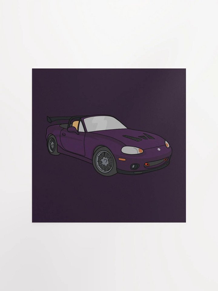 Caffeinated Gearhead's Car Collection - NB Mazda Miata - Poster product image (1)