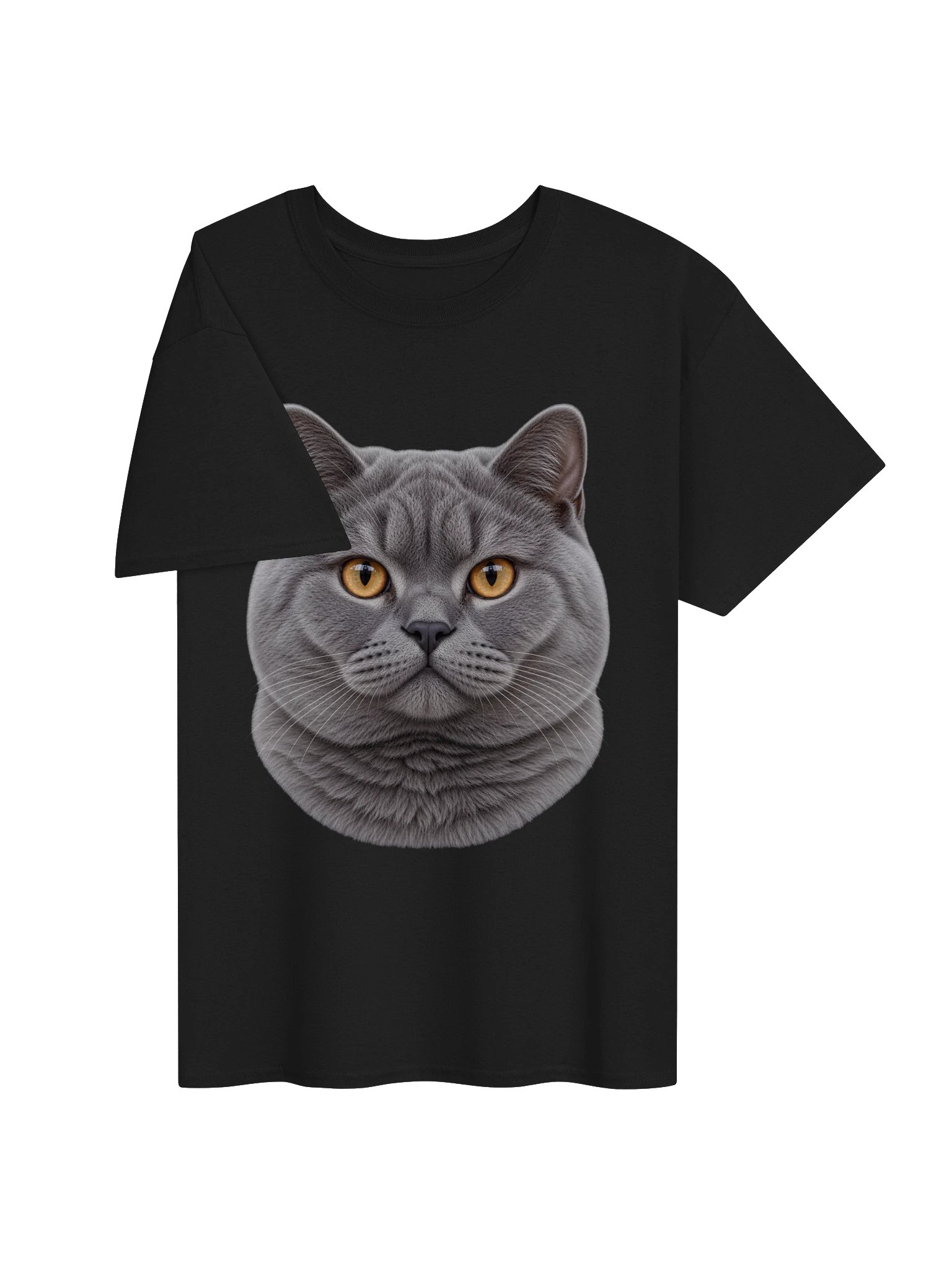Cat - British Shorthair (Face) — Unisex Gildan Heavyweight 100% Cotton T-Shirt product image (25)