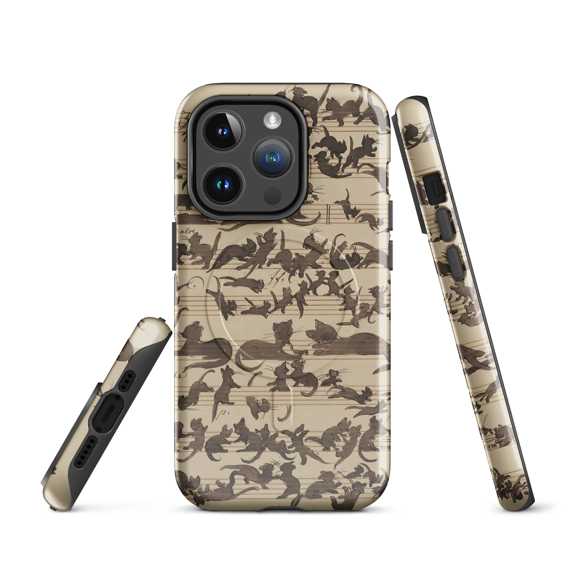 Cat Symphony iPhone® MagSafe® Tough Case product image (5)