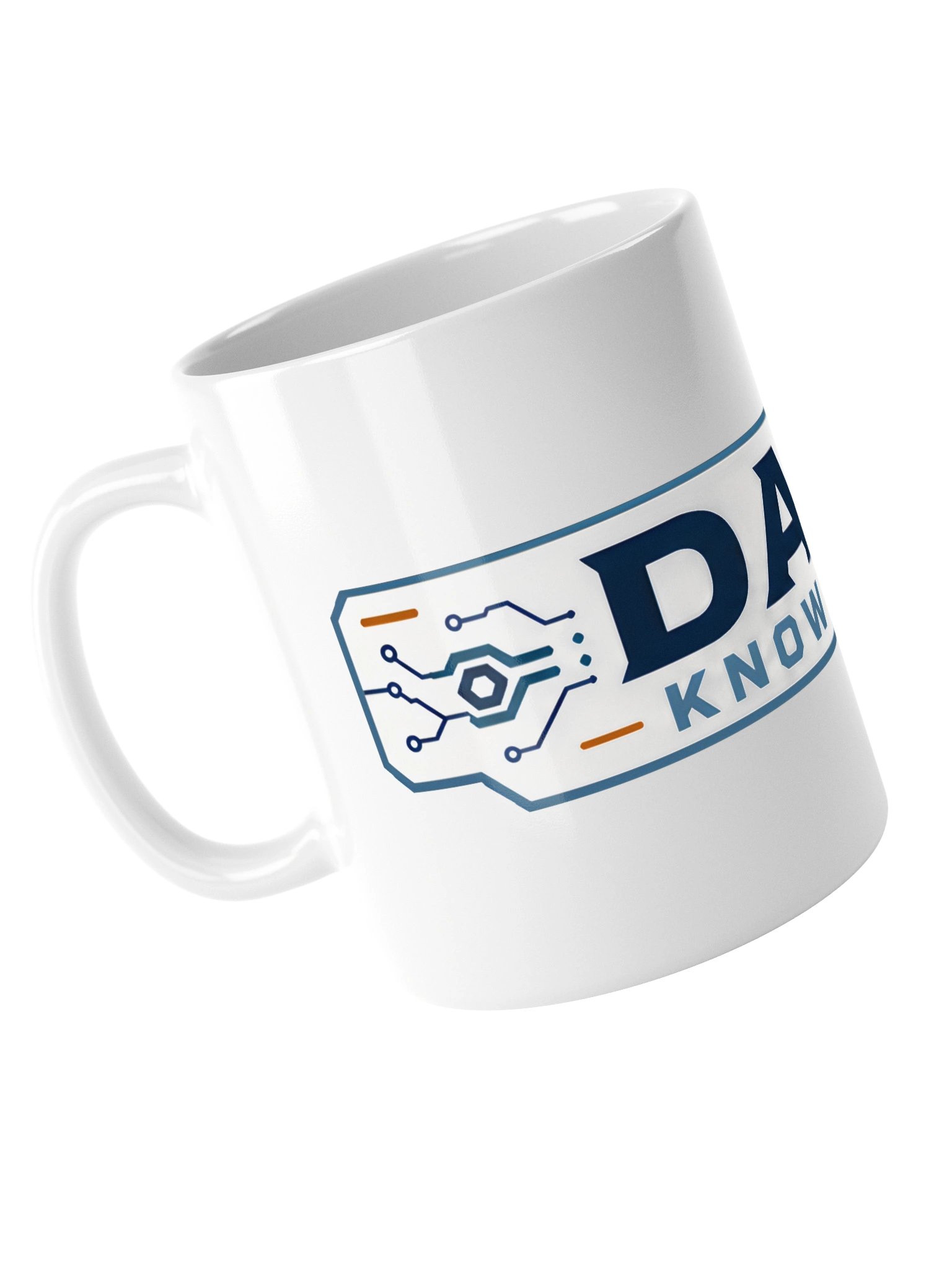 Dads Know Stuff Large Logo White Mug product image (14)
