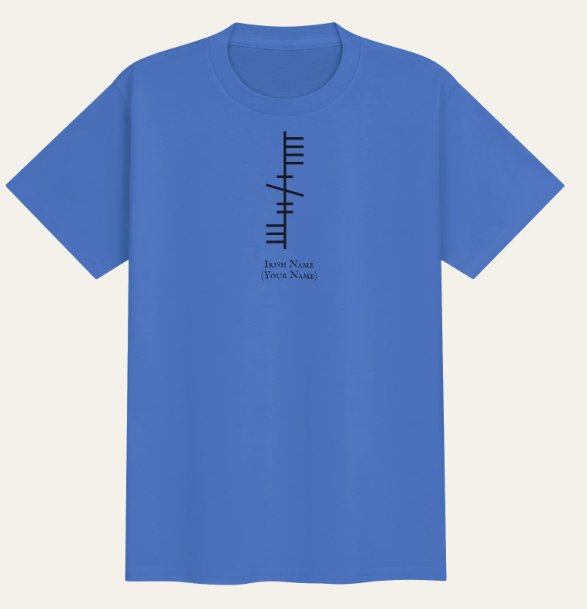 Custom Ogham Writing Design - Youth Tee product image (1)