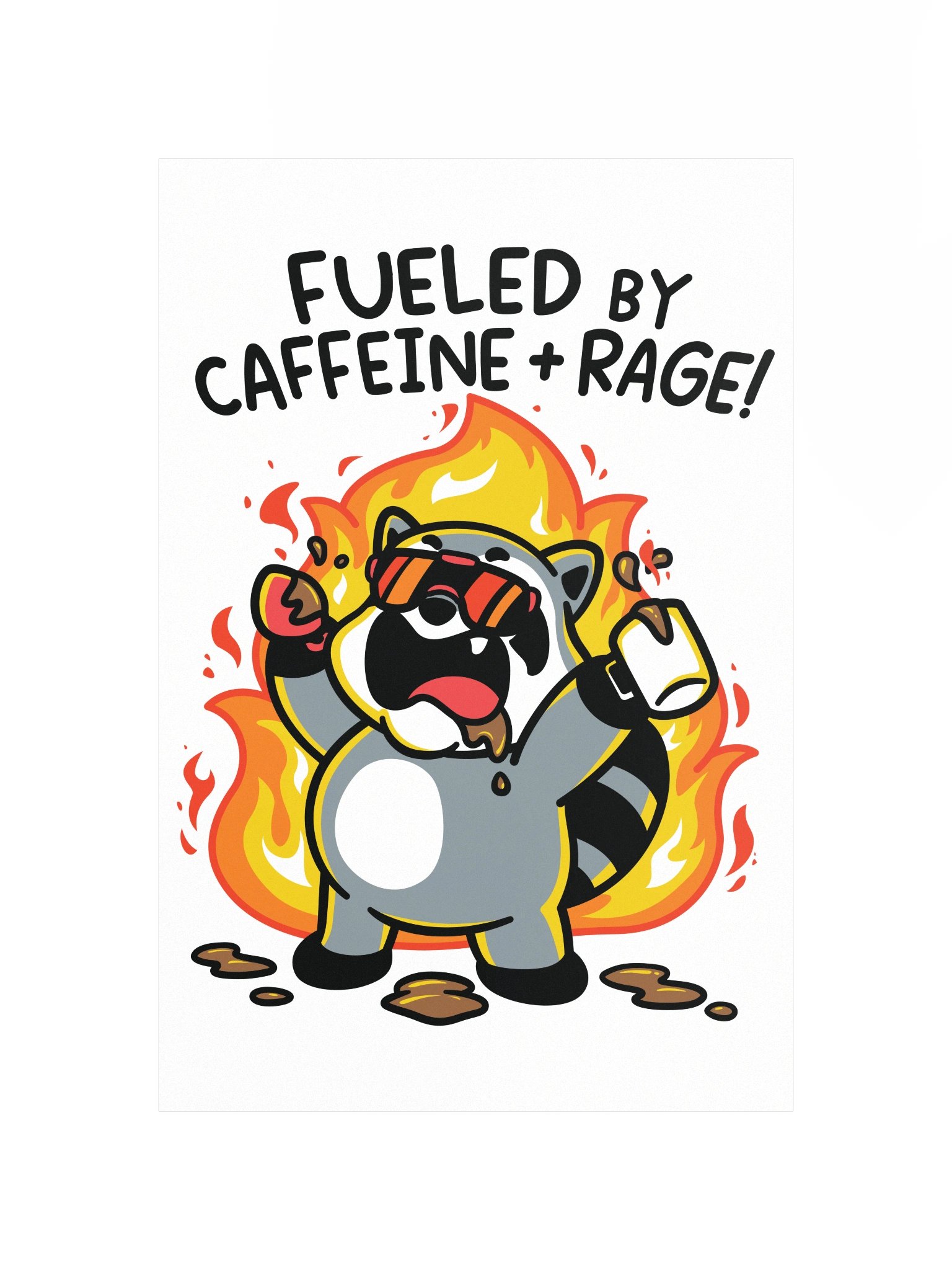 Caffeine & Rage Poster product image (4)