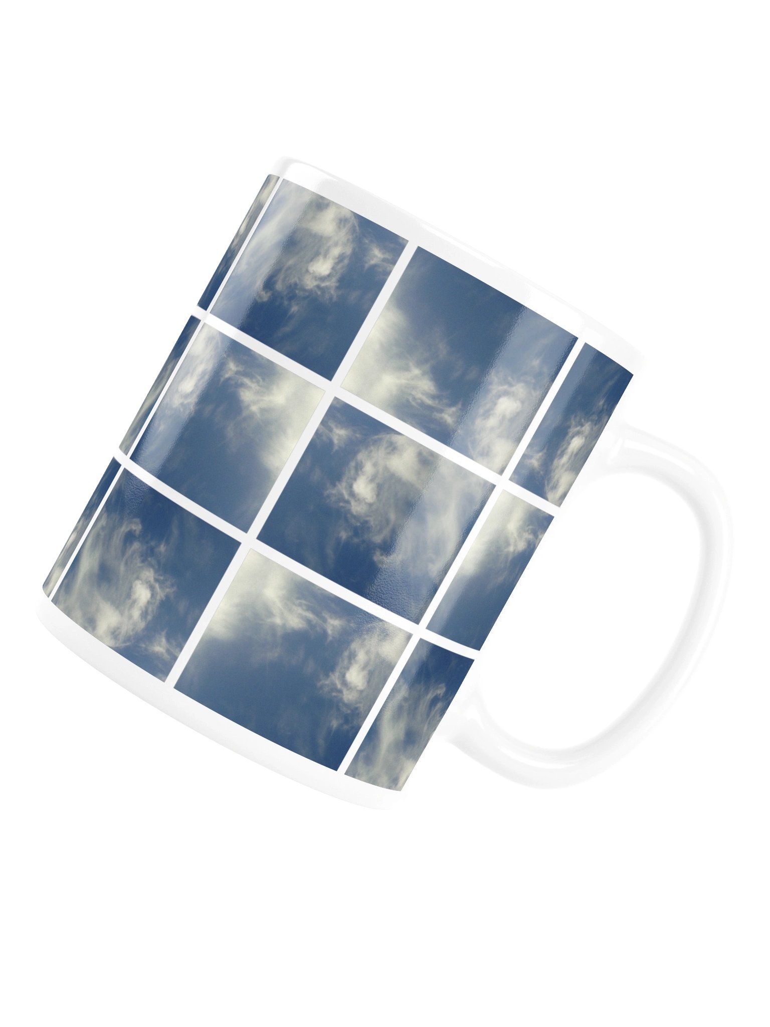 Swirly Cloud Sky Collage Mug product image (6)