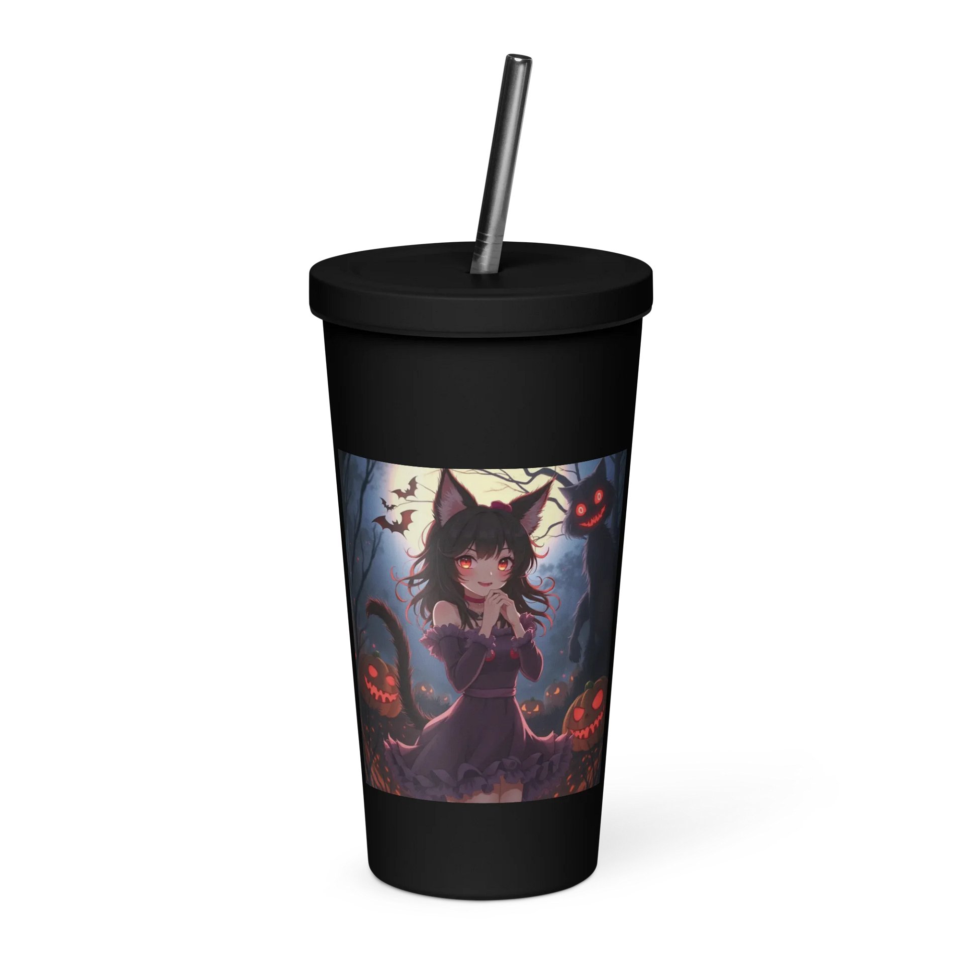 Halloween Catgirl Insulated Tumbler product image (1)
