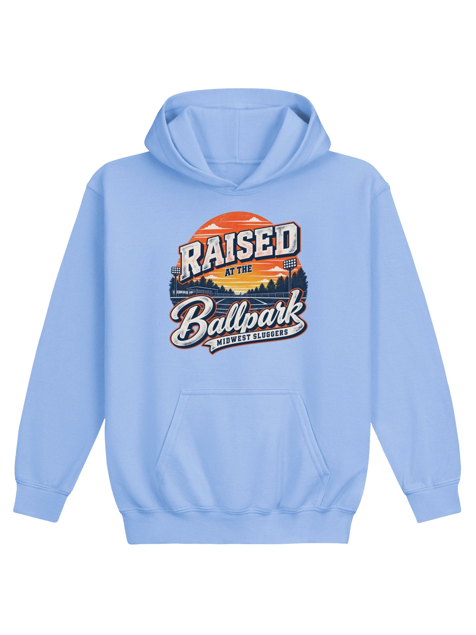Raised At The Ballpark Youth Hoodie product image (1)