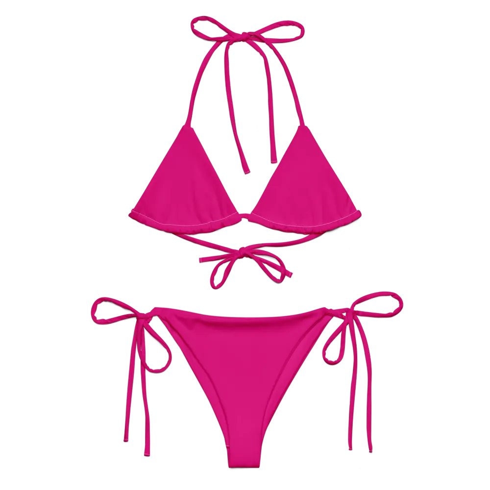 Pink Paradise Recycled String Bikini Set product image (4)