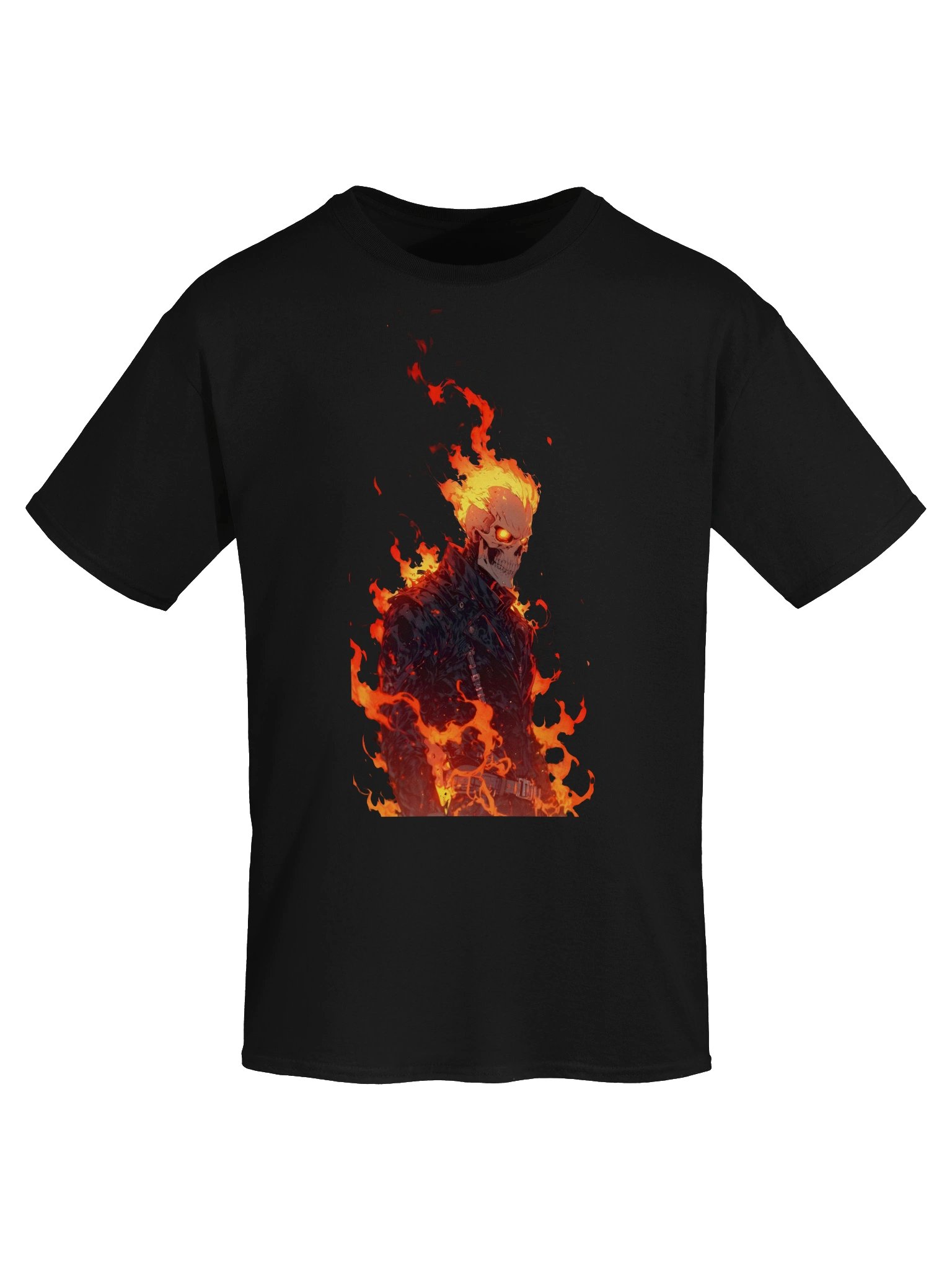 Flame Skull Streetwear Tee product image (51)