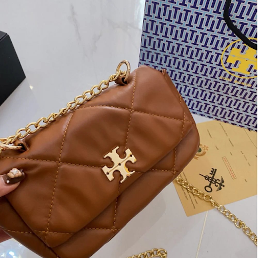 "Tory Burch"شنطة توري بورش هاي كوالتي درجة أولى - لون جملي فاخر product image (7)